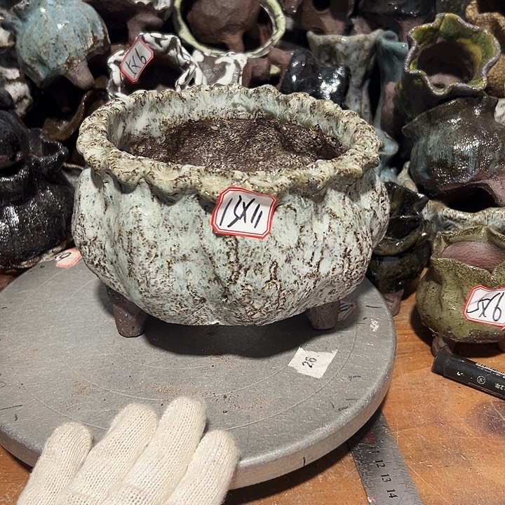 粗陶花盆制作就这样了，