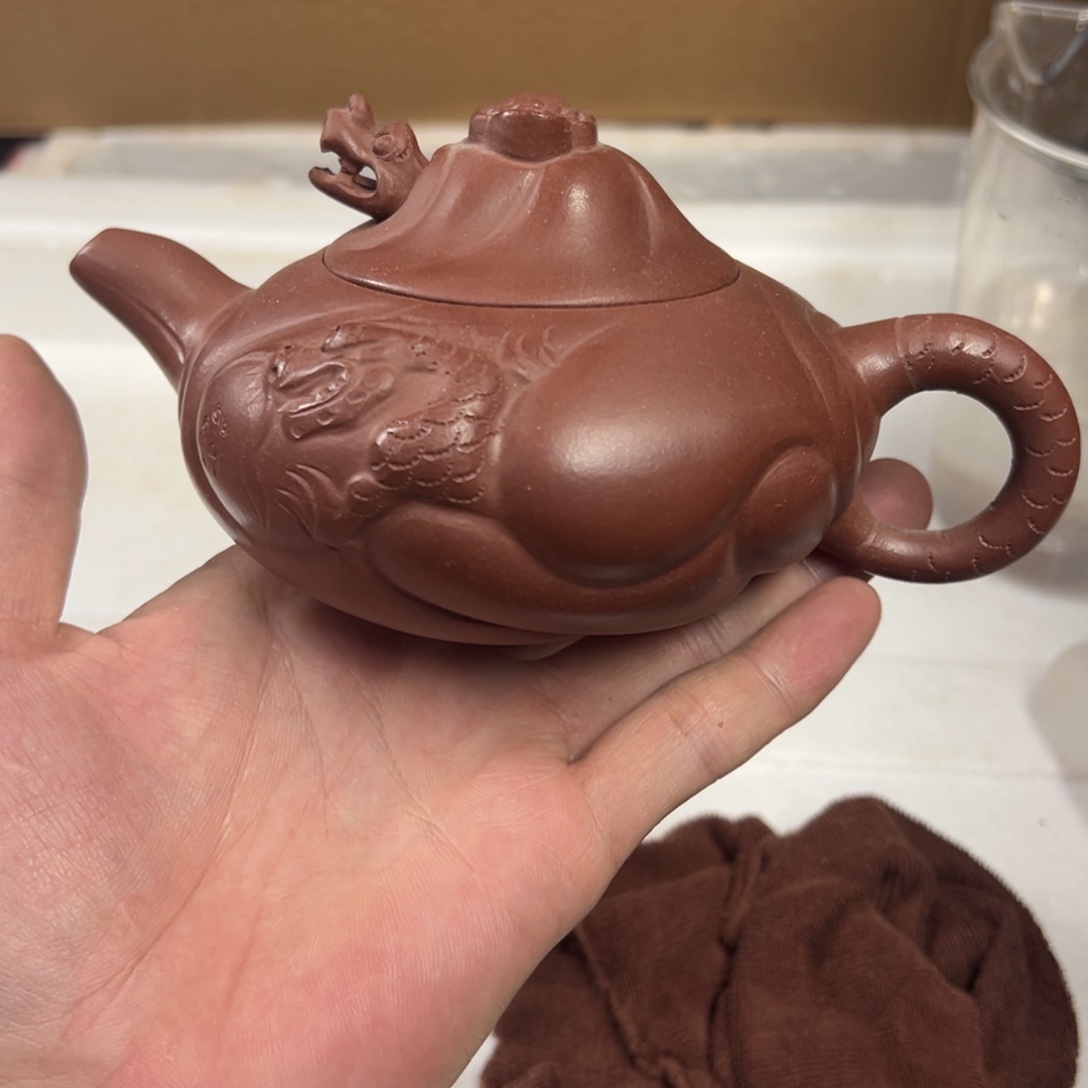 茶壶紫砂宜兴原矿紫砂壶260毫升容量