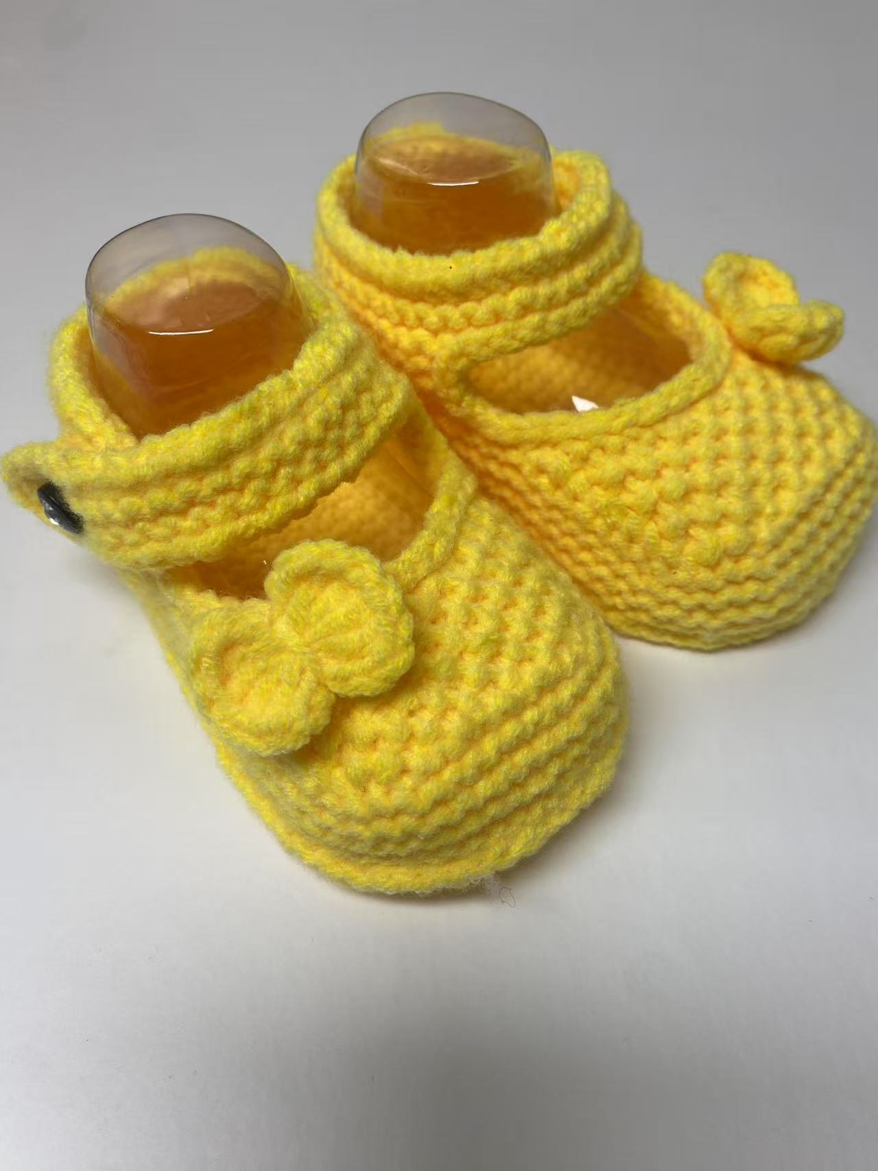 宝宝鞋成品diy手工编织作品