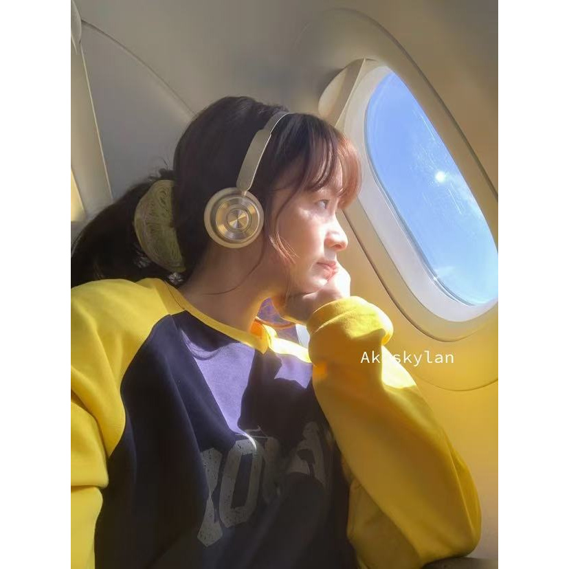 路一.韩国 Seoul美高拼接插肩袖卫衣 DP20250218008