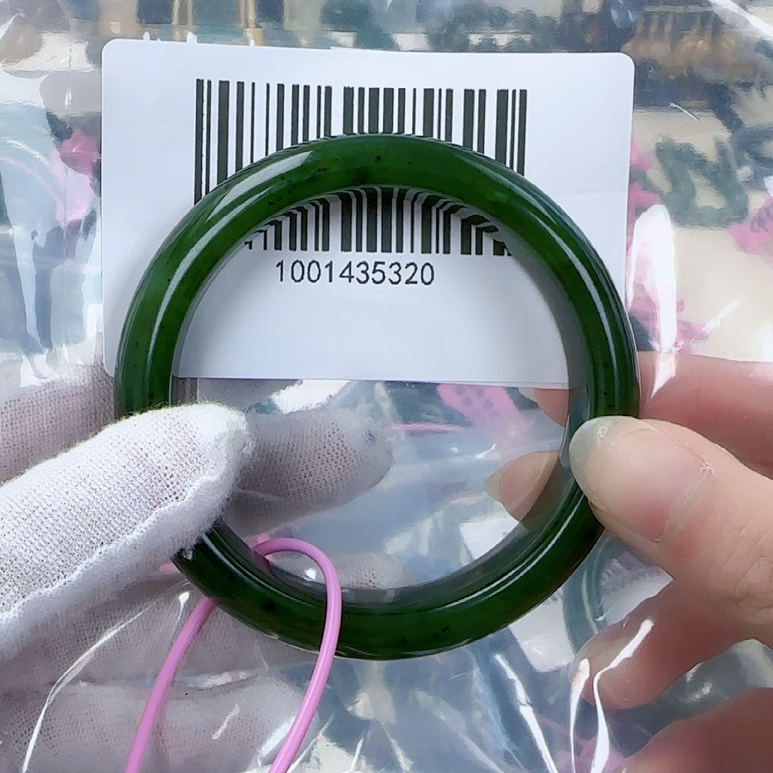 和田玉（碧玉）手镯未镶嵌5859