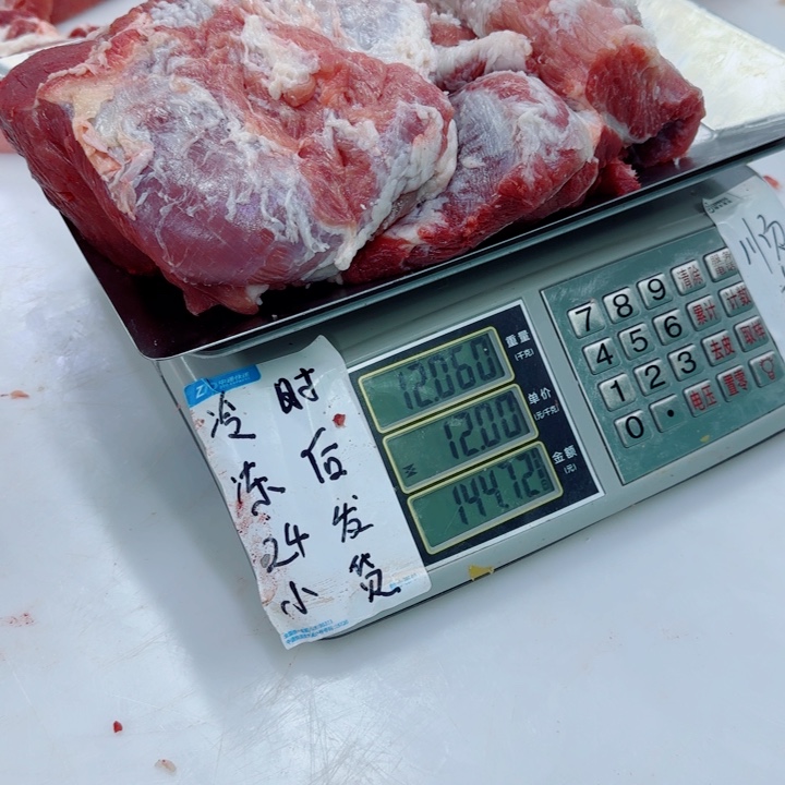 3个月中国大陆食用农产品后腿肉
