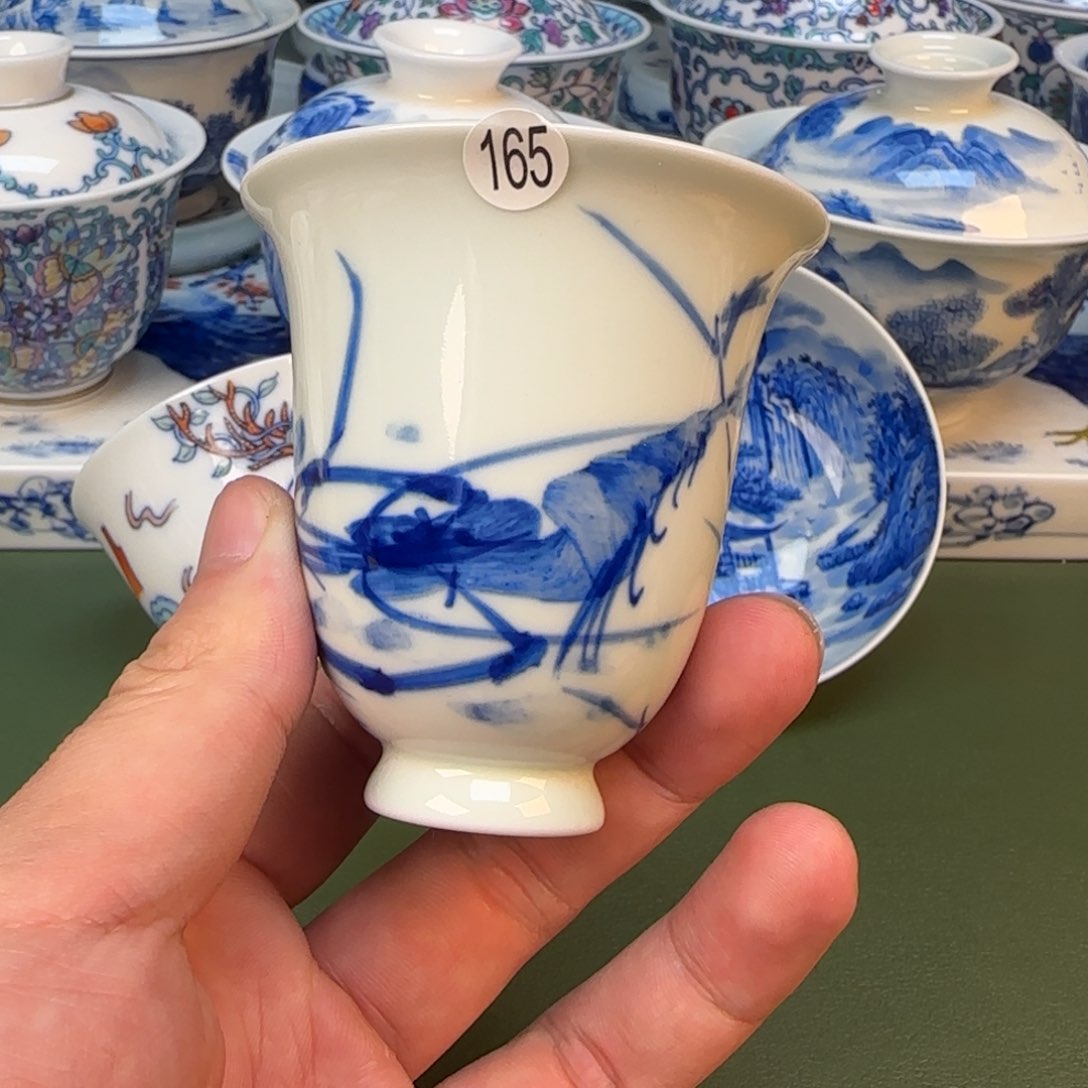 彦祖纯手工手绘茶具165