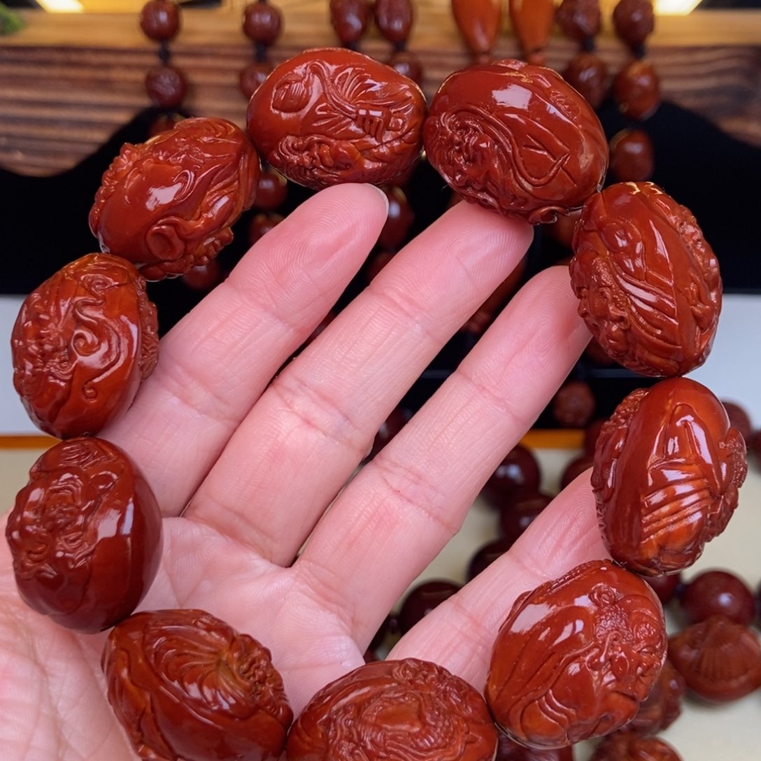 橄榄核吊坠大*家十八罗汉