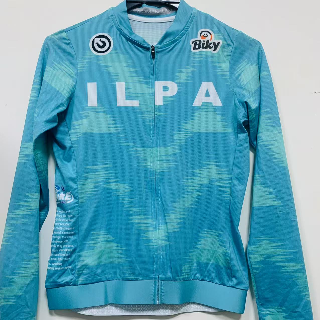 SQ 2281【湖蓝竞技版短款3D六元棉纱】骑行服高弹薄款男士女士