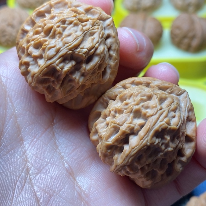 文玩核桃三角白37