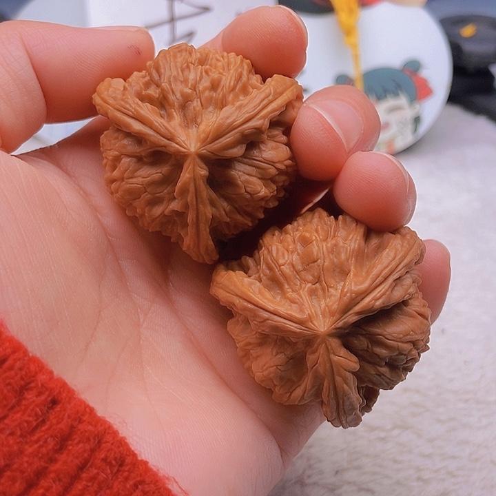 吊坠文玩核桃无*态三棱