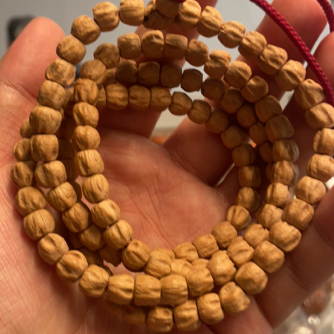 藏式直切顺纹坑鬼脸高密文玩