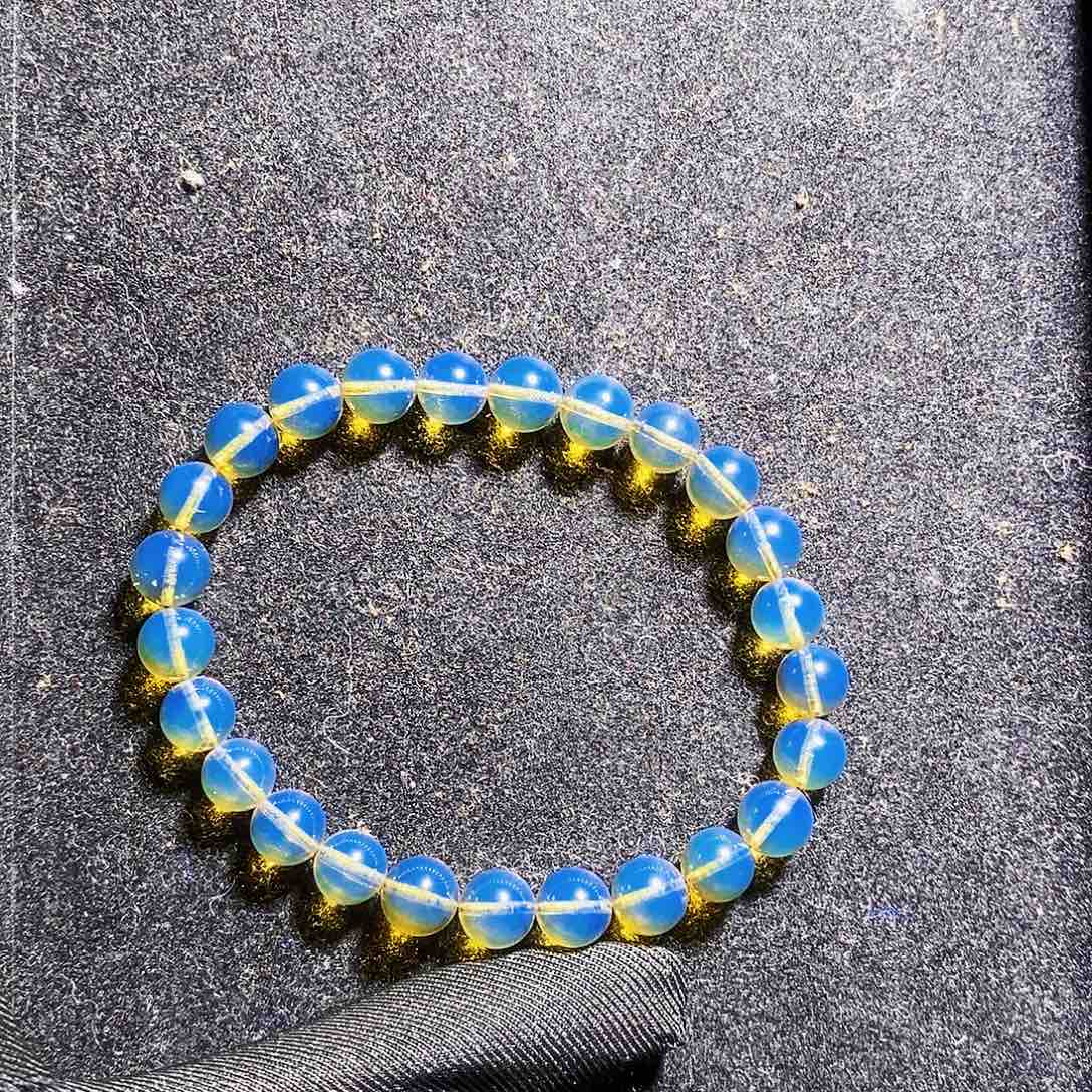 蓝珀珠宝奇石未镶嵌蓝珀异色珀7加净水