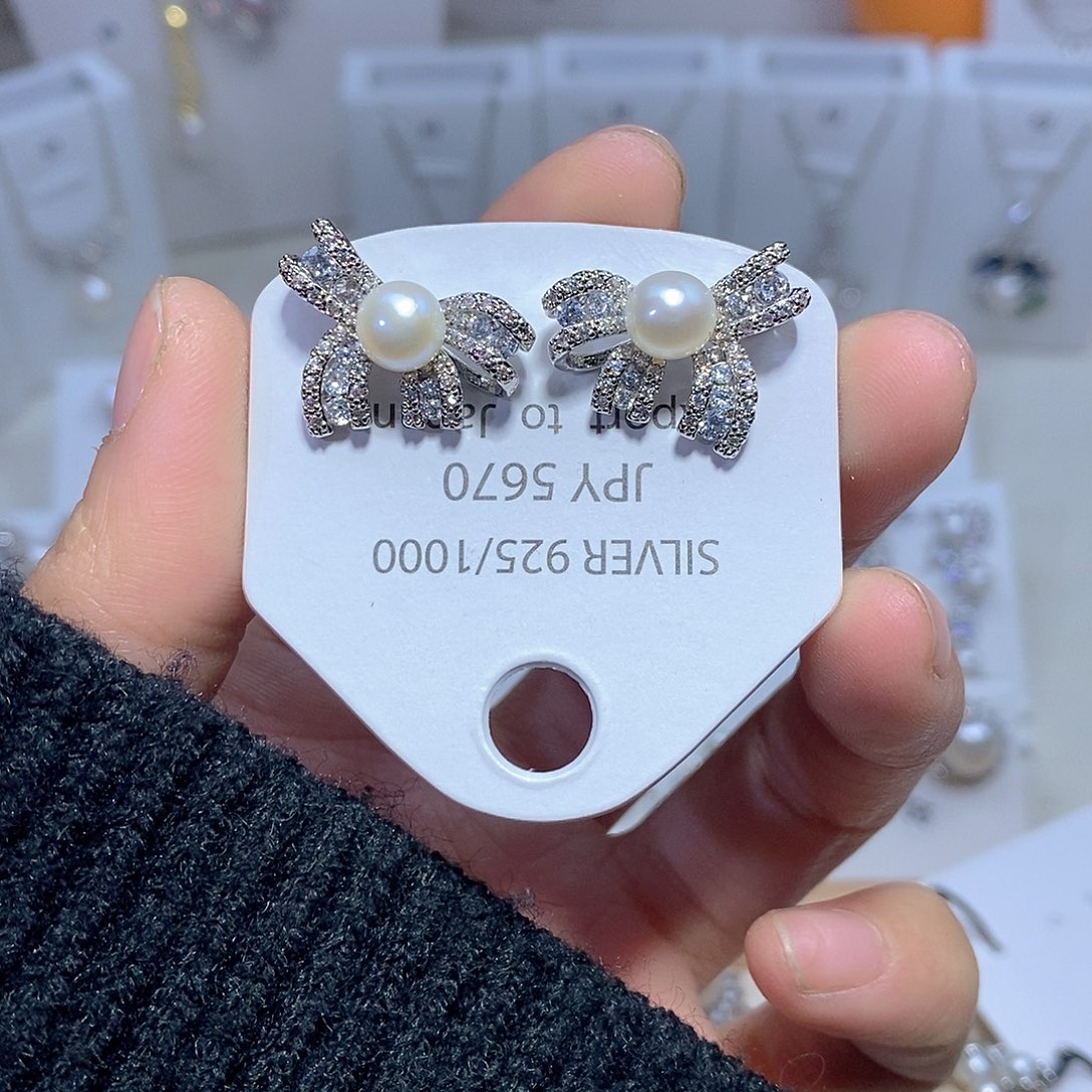 耳饰未镶嵌淡水珍珠