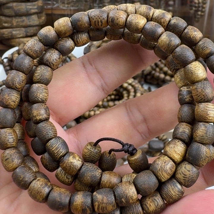 手串沉香张勺子手串15克