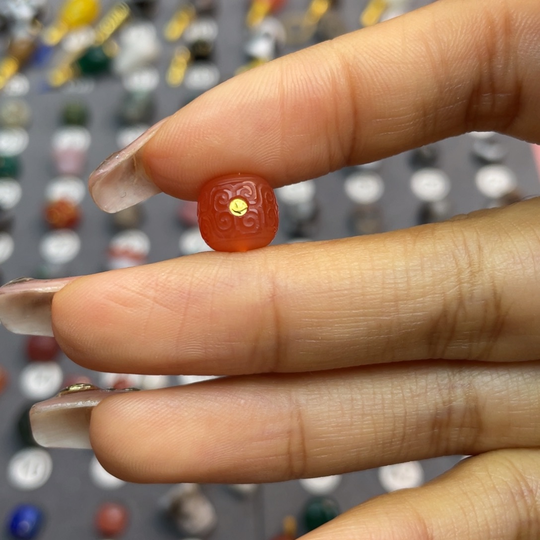 玛瑙/玉髓配饰合金