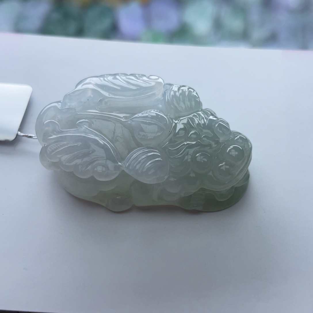 翡翠颈饰未镶嵌貔貅