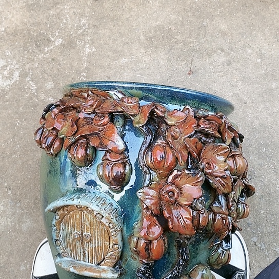 【闪购商品】紫砂花盆25.30花盆花盆瑕疵