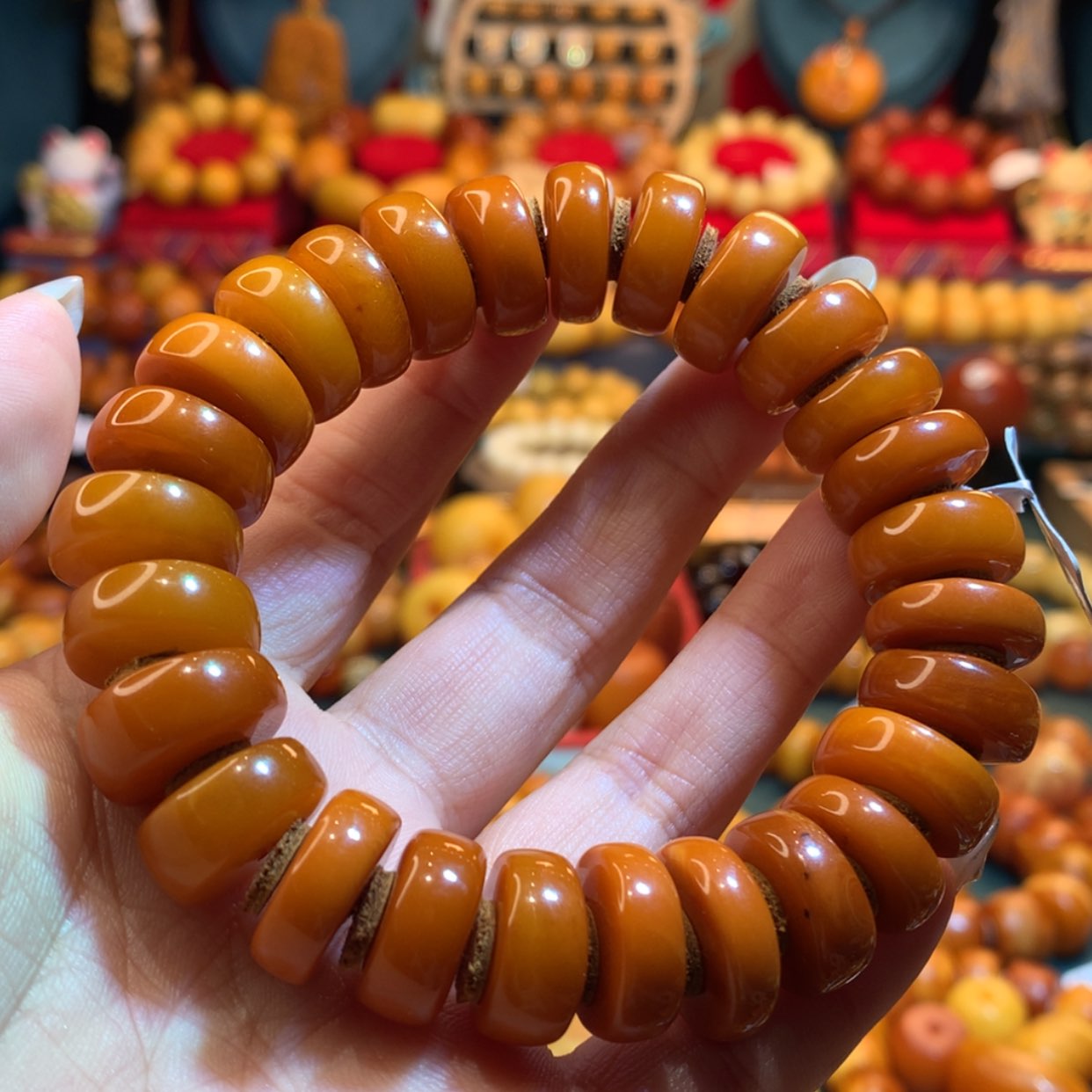 【闪购商品】蜜蜡手串未镶嵌蜜蜡手串