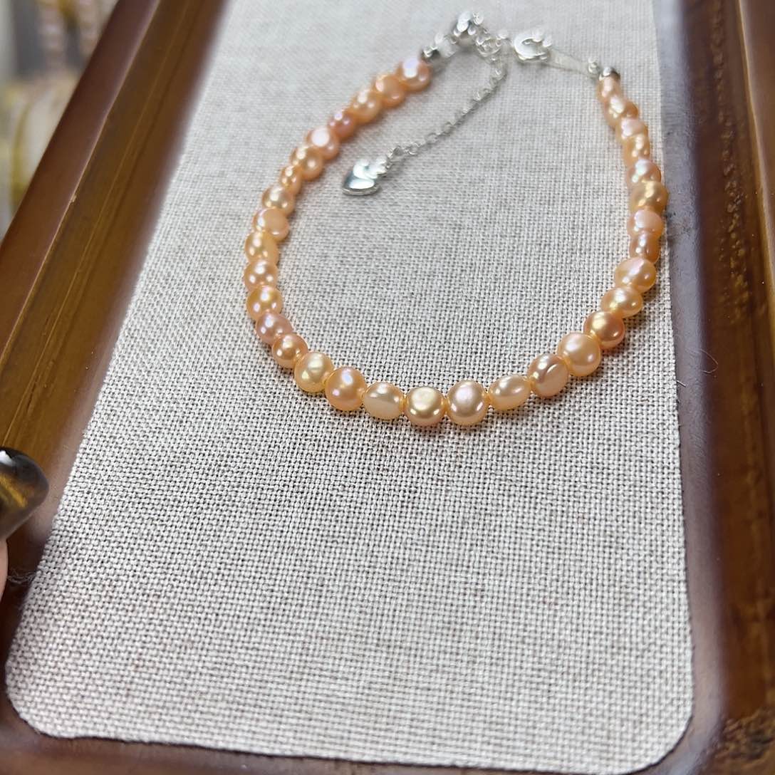 手绳淡水珍珠钛钢