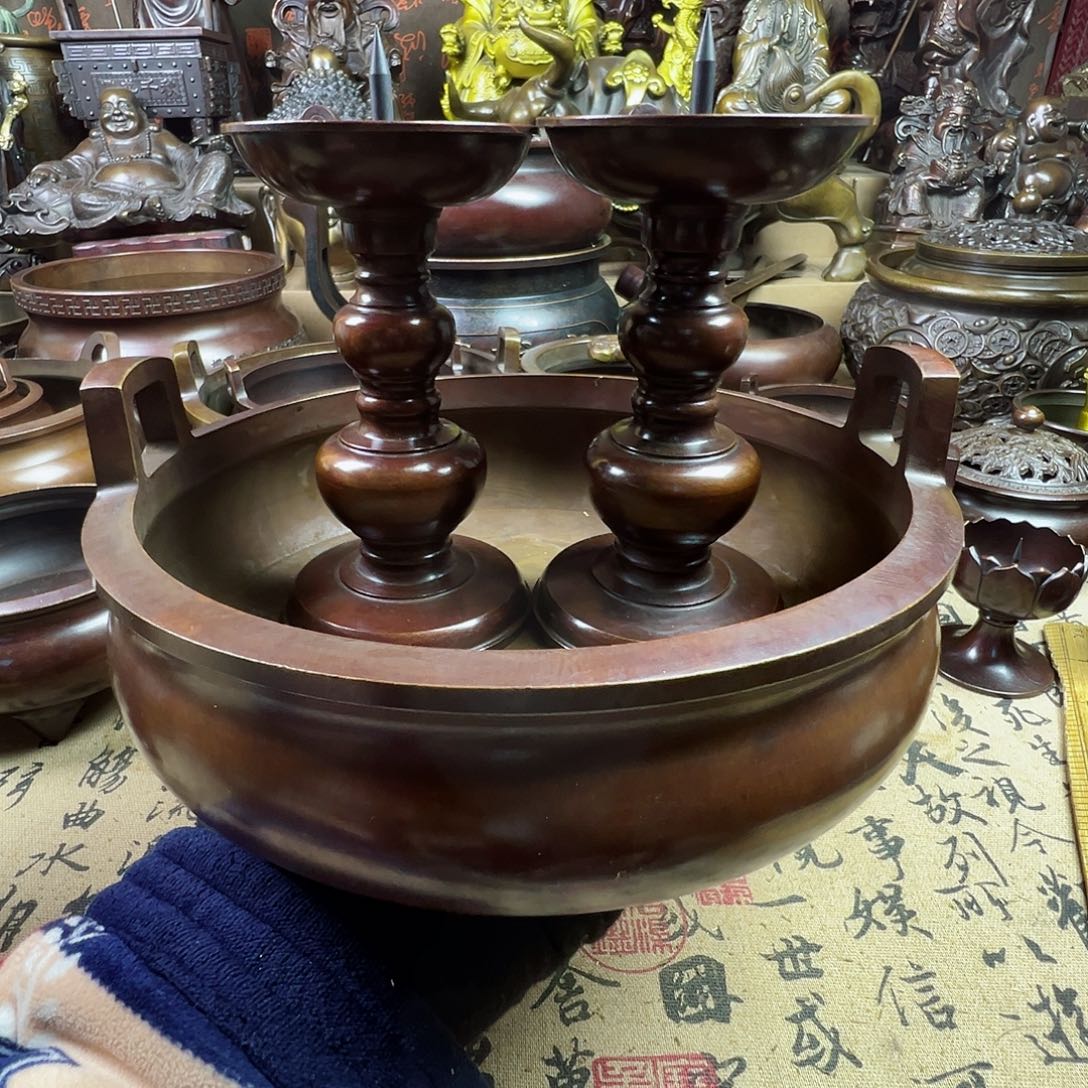 铜香炉铜工艺品铜器家用供香炉