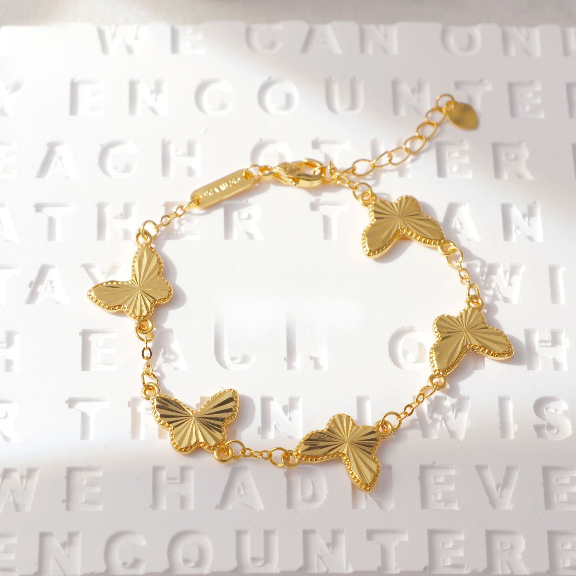 {专柜同款}射蝴蝶手链女2024新款简约时尚轻奢百搭气质女