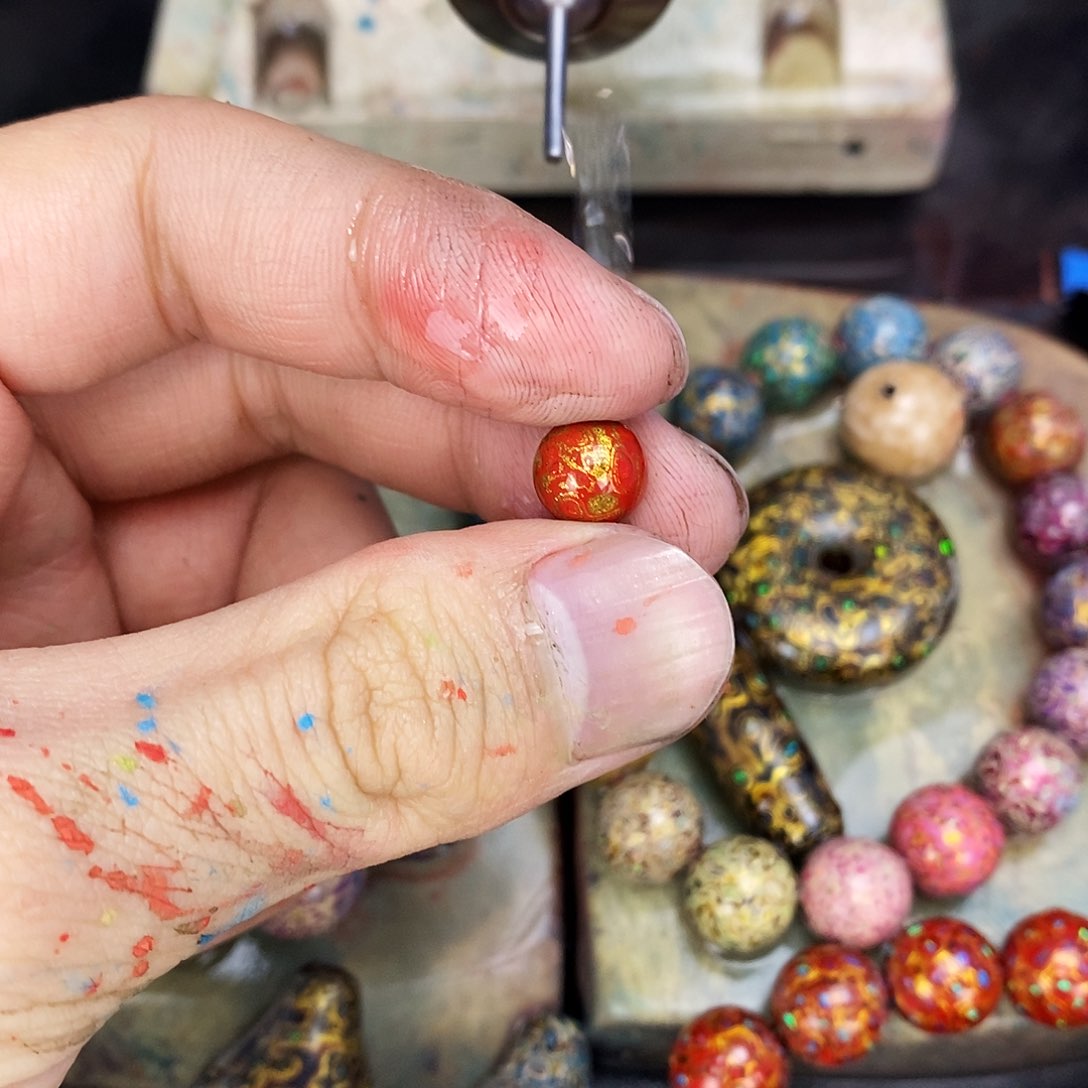 羊*非遗手工 大漆工艺规格0.8cm