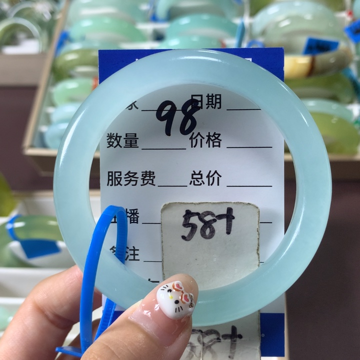 未镶嵌蛇纹石玉手镯98