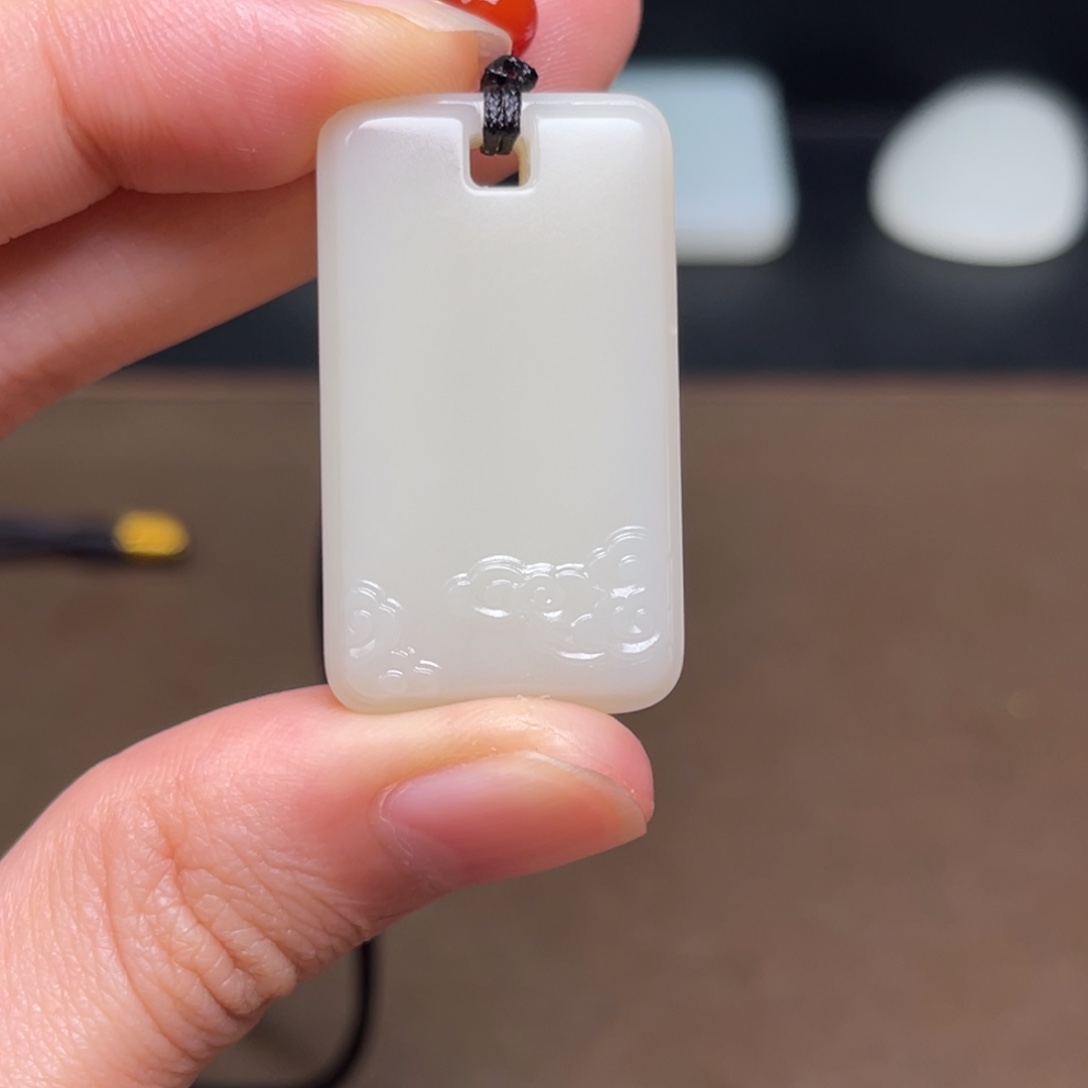 和田玉未镶嵌颈饰601