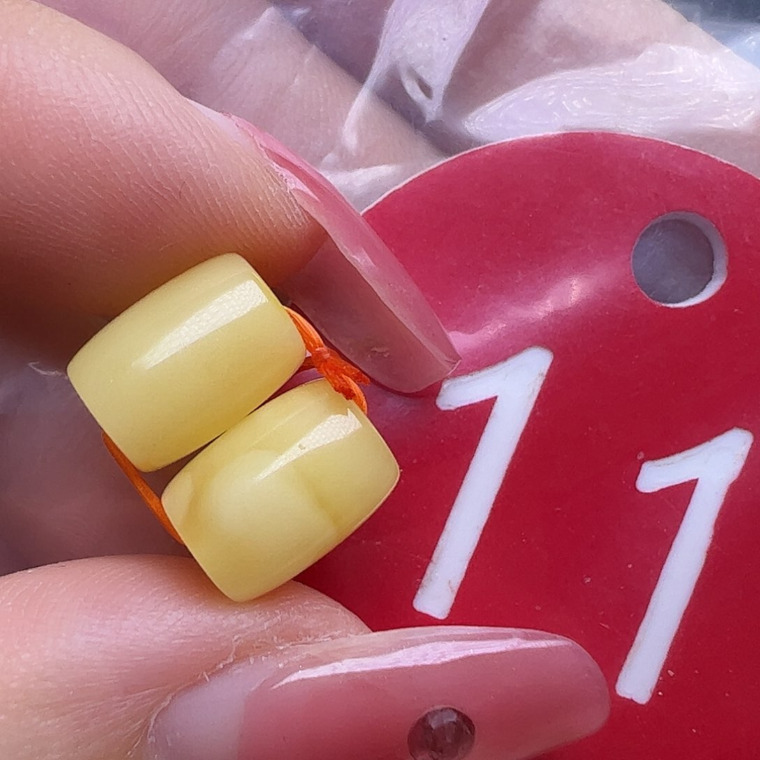 蜜蜡未镶嵌珠宝奇石7mm桶珠