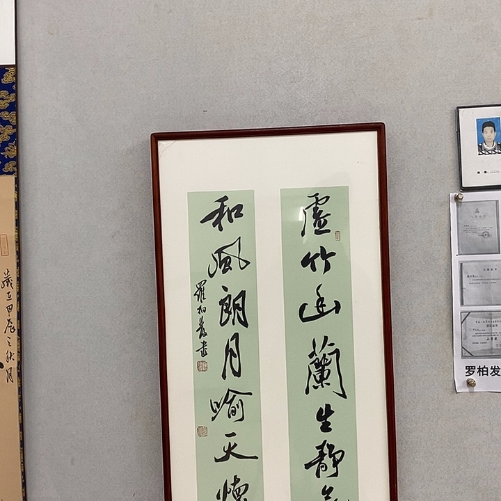 书法罗柏发老师的作品