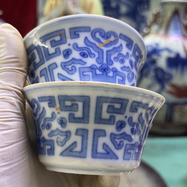 茶盏摆件瓷器摆件瓷器