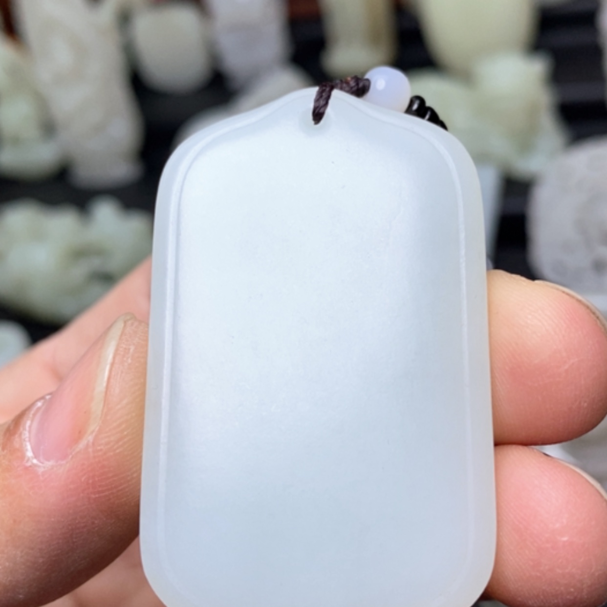 【闪购商品】未镶嵌和田玉挂件管****队
