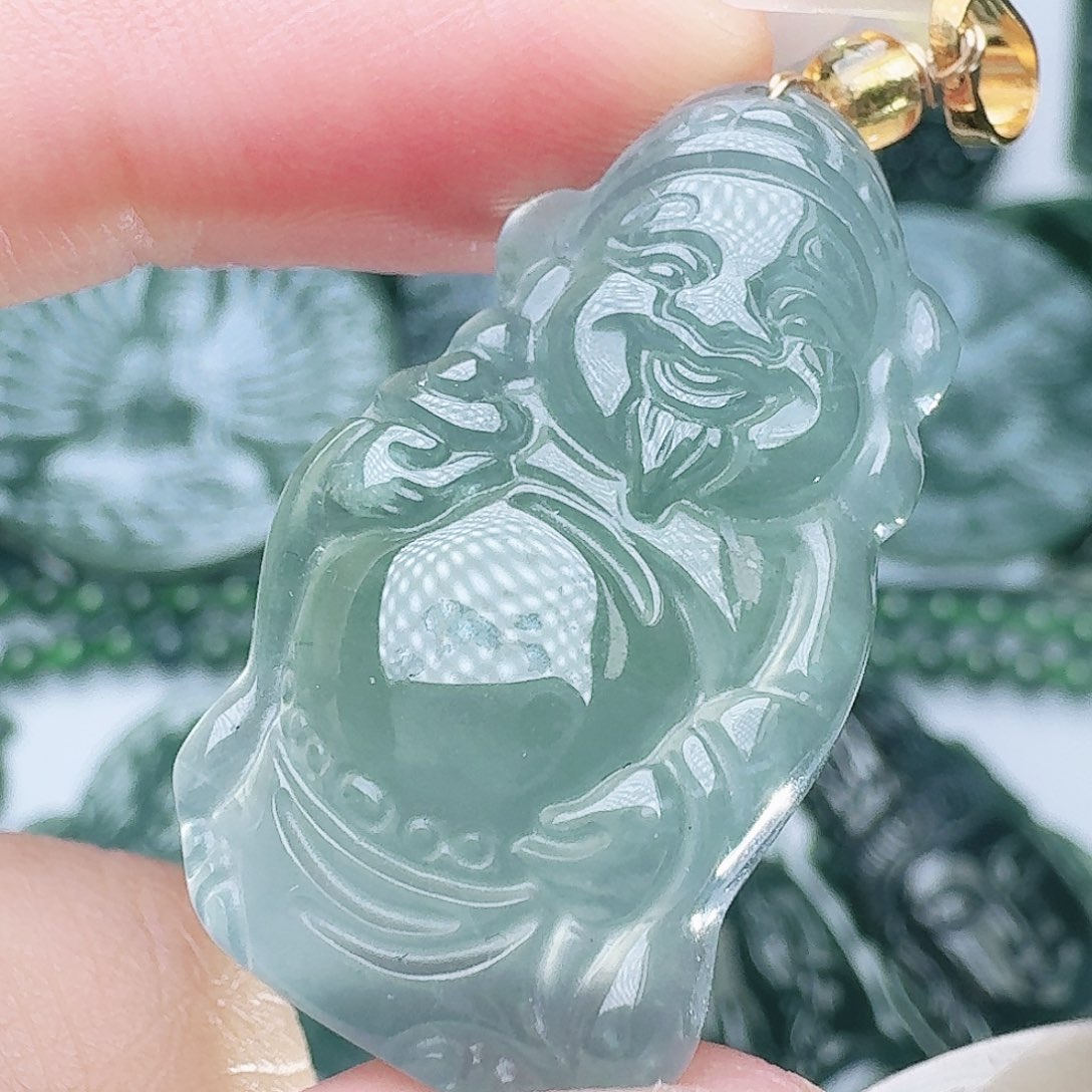 翡翠未镶嵌颈饰天然的A货翡翠多样性发其一 