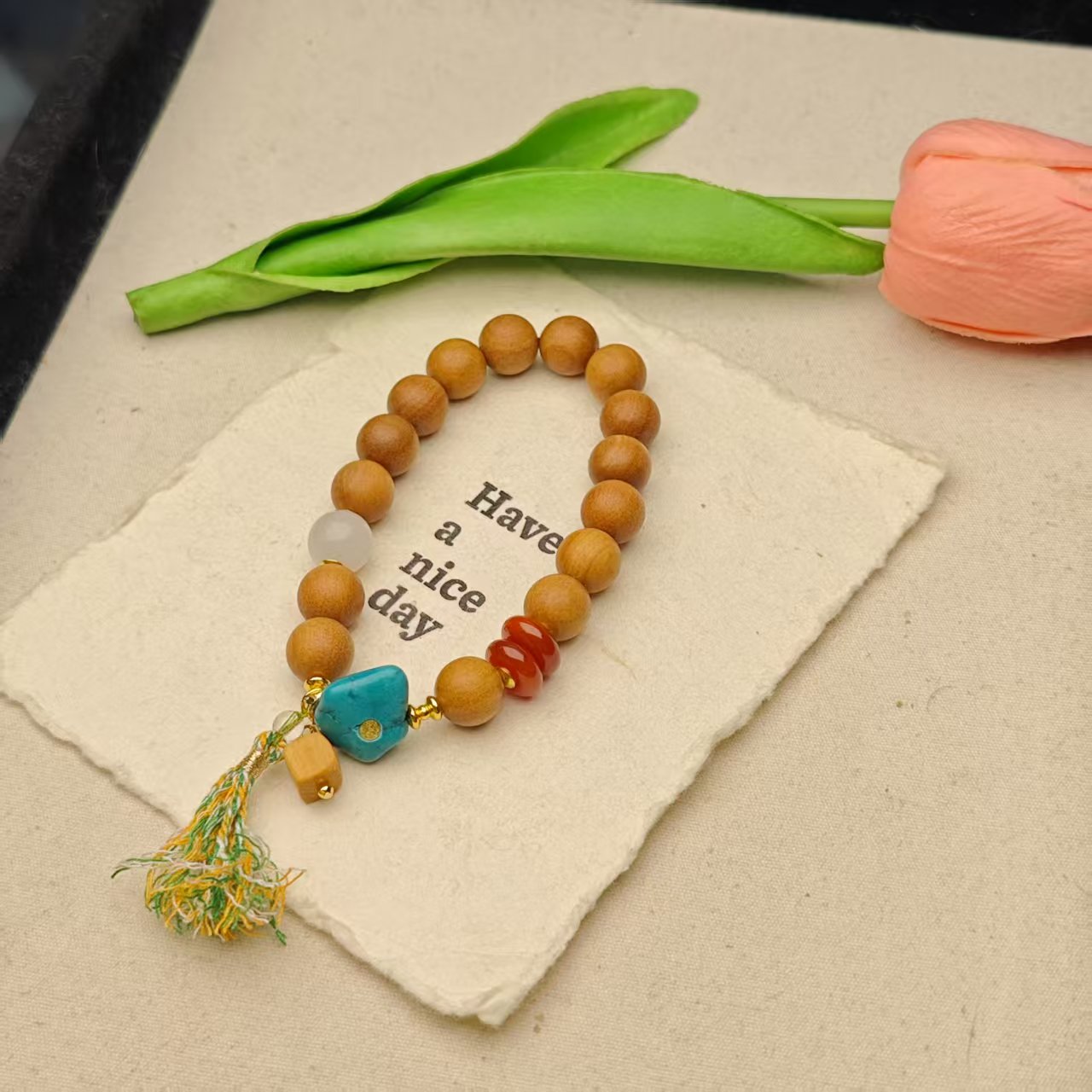 【锁】玛瑙饼子香香手链9+(多样发其一)MY183