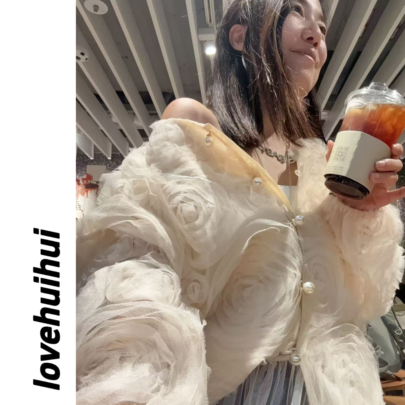 lovehuihui《轻盈的海岛梦境》超美玫瑰盛宴上衣