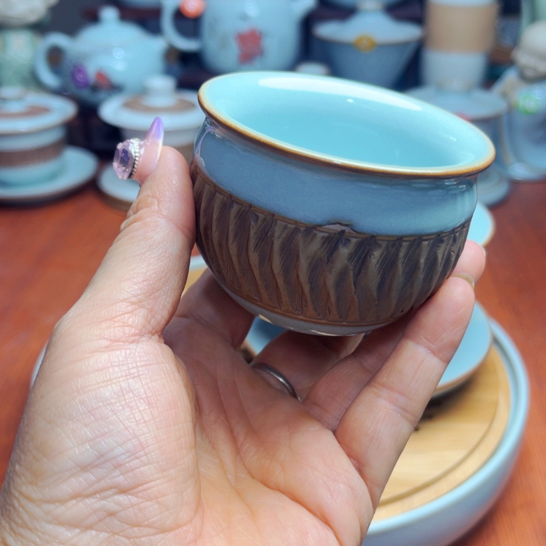 【闪购商品】汝州单壶单杯，天青，二级