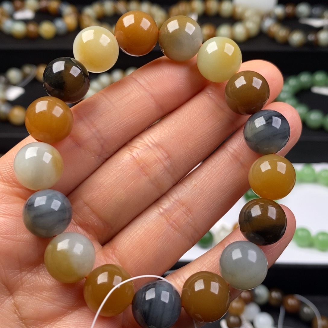 和田玉手串未镶嵌