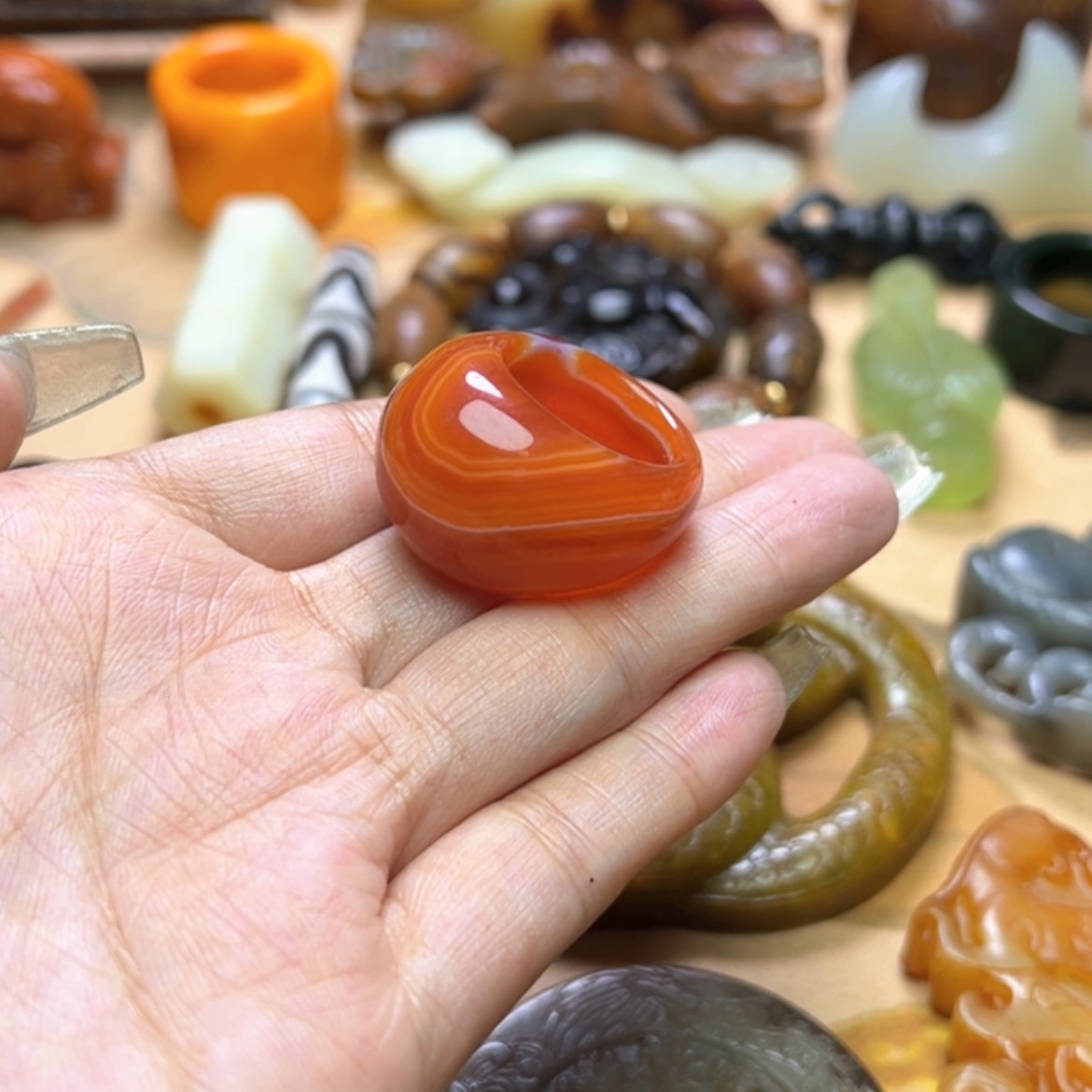 【闪购商品】玛瑙/玉髓颈饰未镶嵌