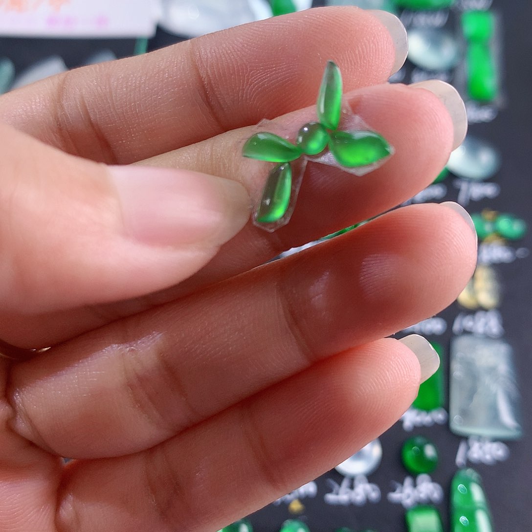 【闪购商品】翡翠颈饰未镶嵌随形5个