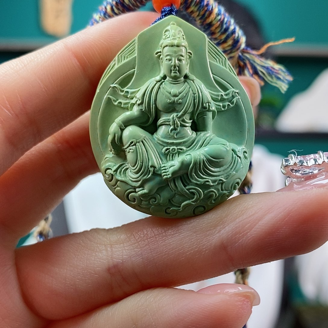 绿松石珠宝奇石未镶嵌