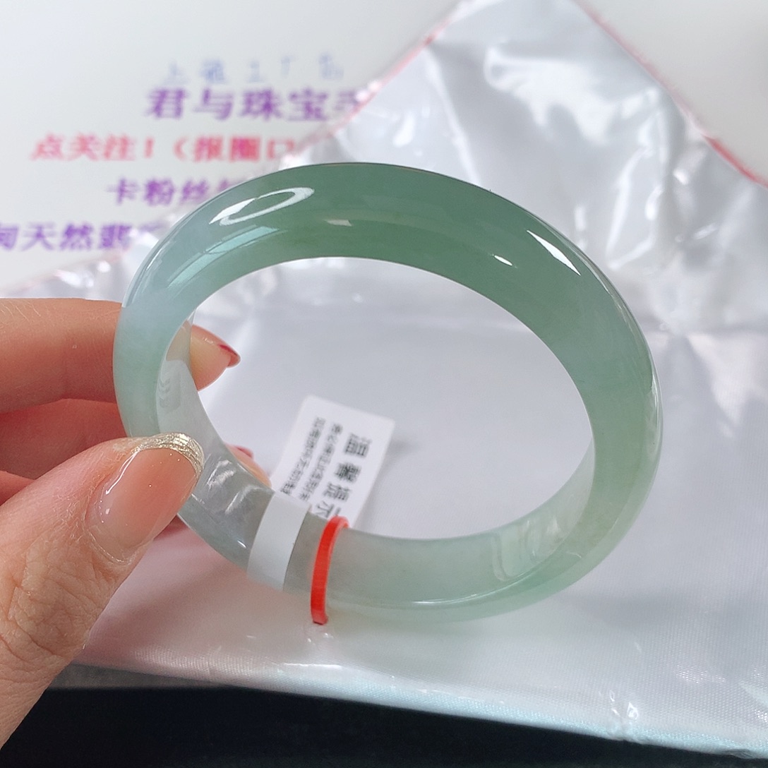 翡翠手镯未镶嵌 正圈⑨⑤