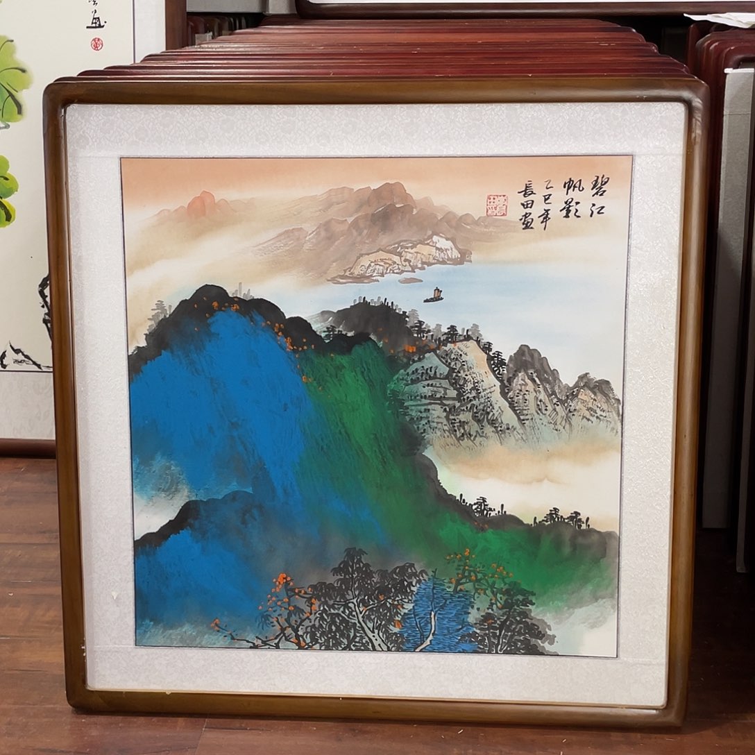 国画带框尺寸63*63厘米