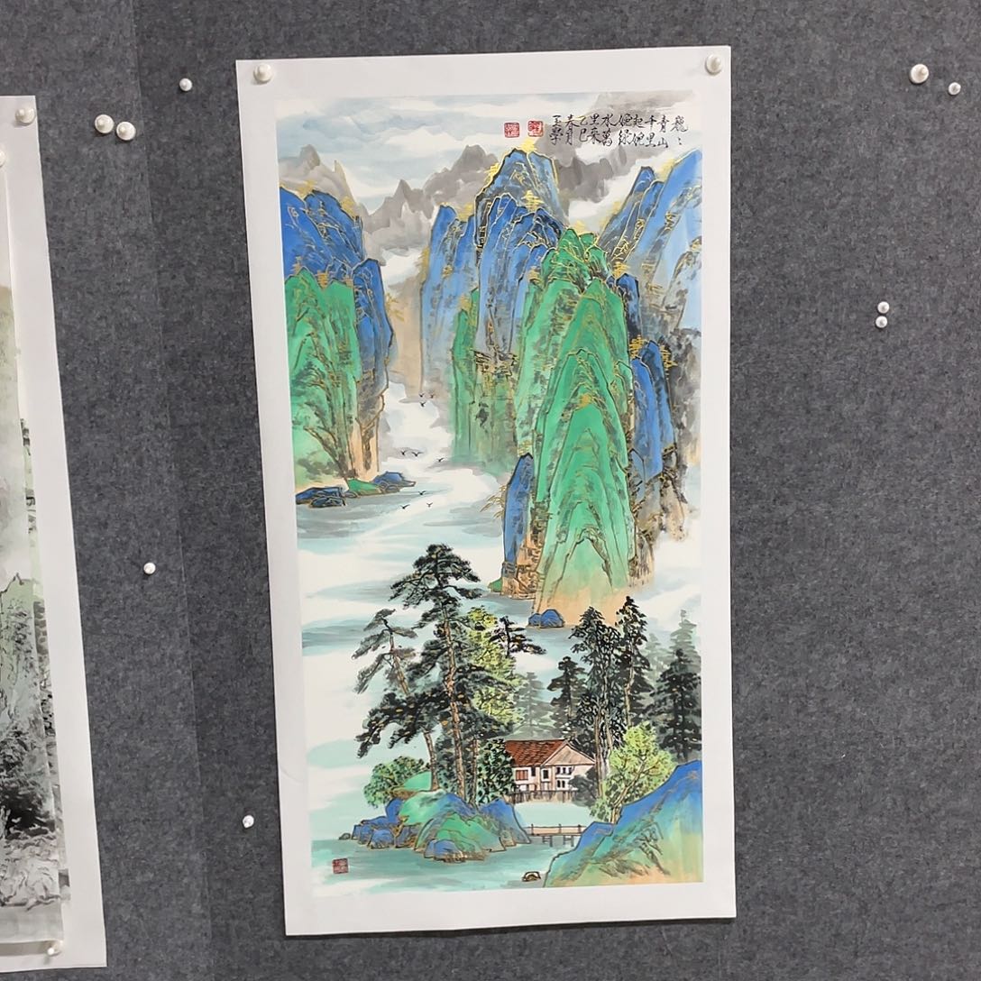 国画四尺138.69画芯 刘玉学老师