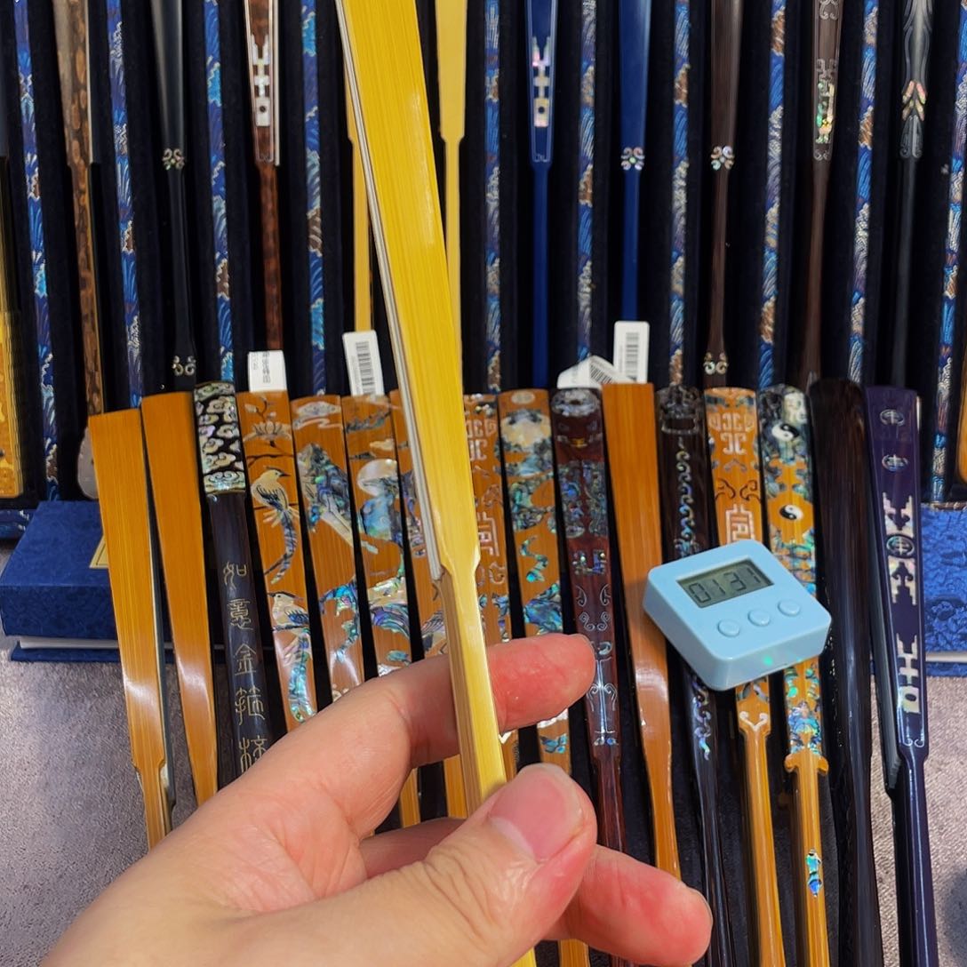 扇子不**生手工制作工艺制作