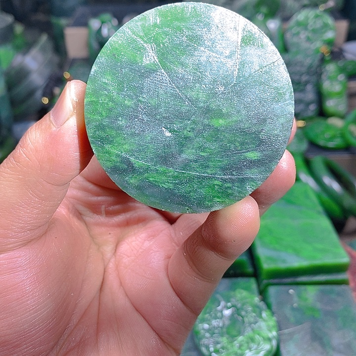 和田玉（碧玉）未镶嵌珠宝半成品