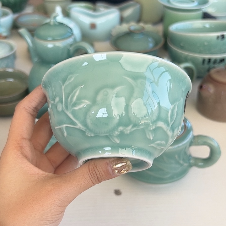 小米茶器龙泉青瓷