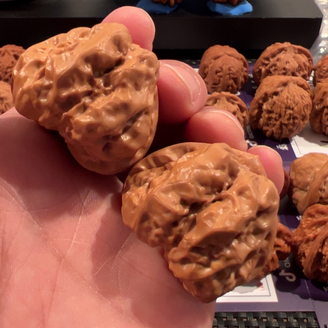 K***i把件文玩核桃三角蛙38