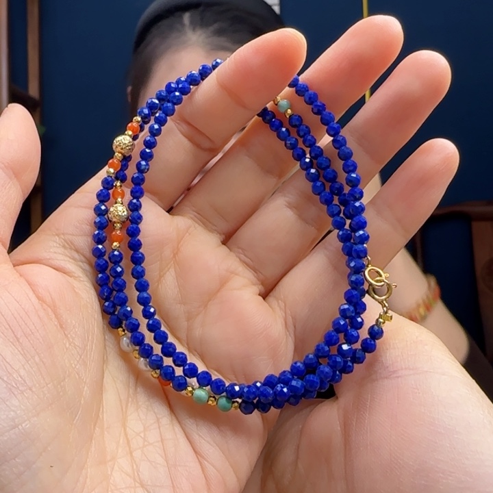 青金石颈饰未镶嵌