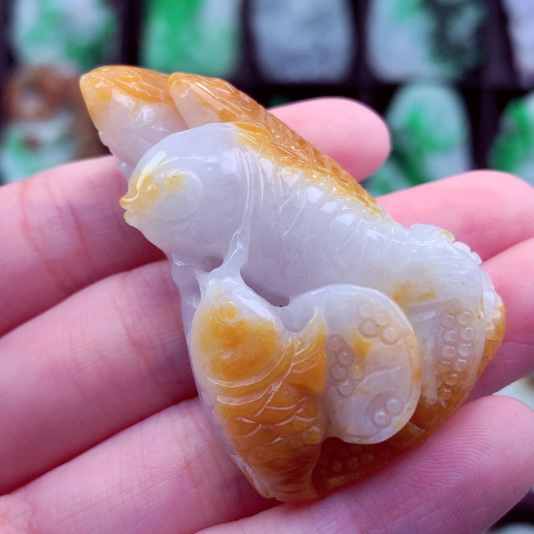 翡翠未镶嵌颈饰天然