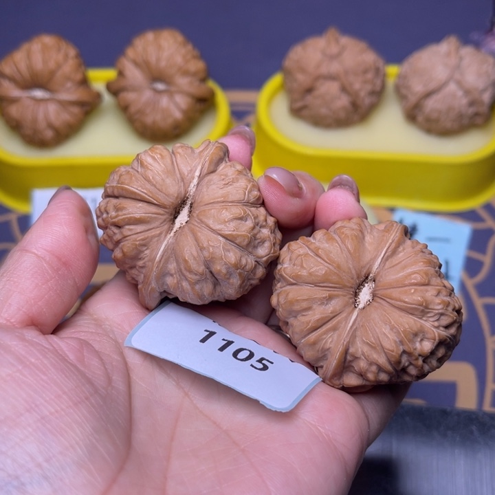 小***纪文玩核桃把件南瓜43.1105