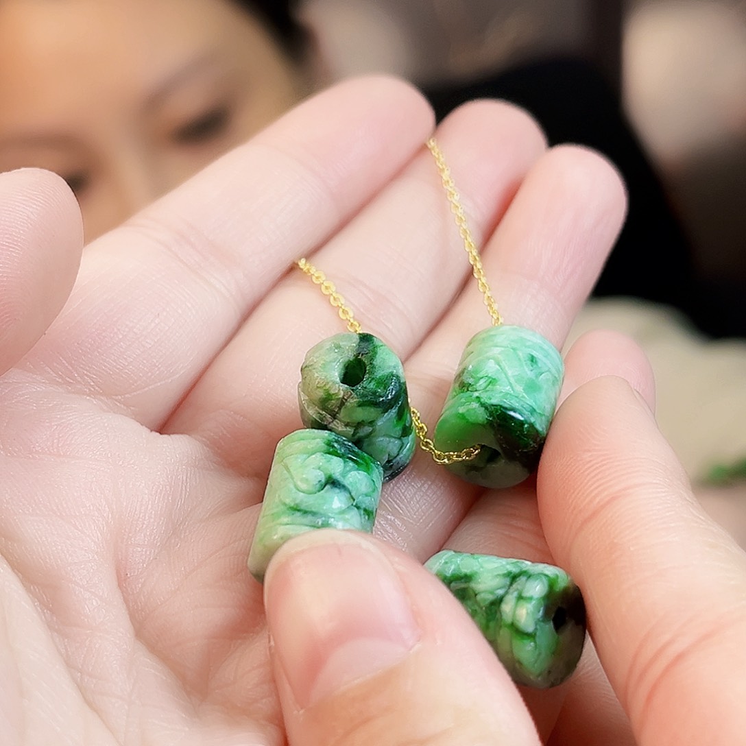 翡翠颈饰未镶嵌吊坠多样性发货