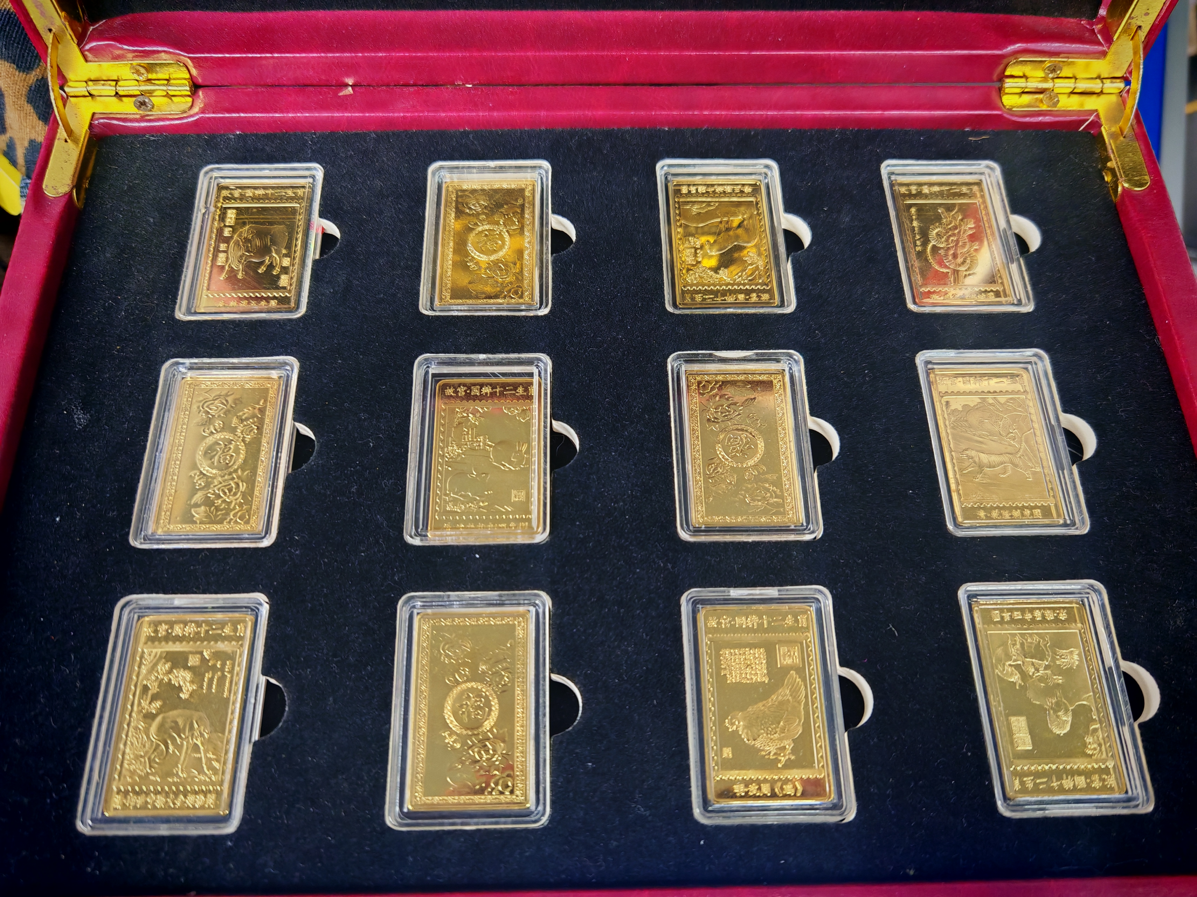 （私人订制）收藏级轻奢时尚设计款国粹十二生肖牌牌 + BJ0007 