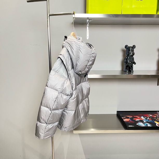 秋冬男童女童羽绒服灰色 9713高奢亲子系